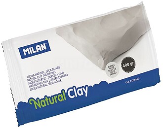 G-64211 : 64211 ARCILLA NATURA 400GR, SECADO AO AR COR Branc...