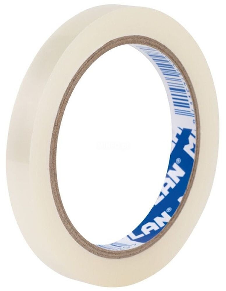 Fita Adesiva Milan Transparente - Medidas 12mm x 66m - Cor Transparente Brilhante 34320