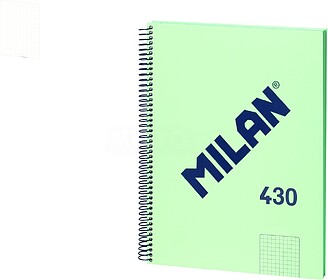 Cadernos Espiral Milan Série 1918 Formato A4 Quadriculado 5...
