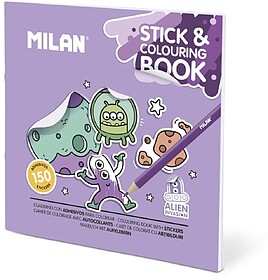 54218GS06 Invasão Alienígena em Milan - Caderno para Color...