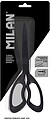 Tesouras de Escritório Milan Shadow de 20cm - Punho Ergonómico - Lâmina de Aço Inoxidável - Cor Preta BWM10537DW
