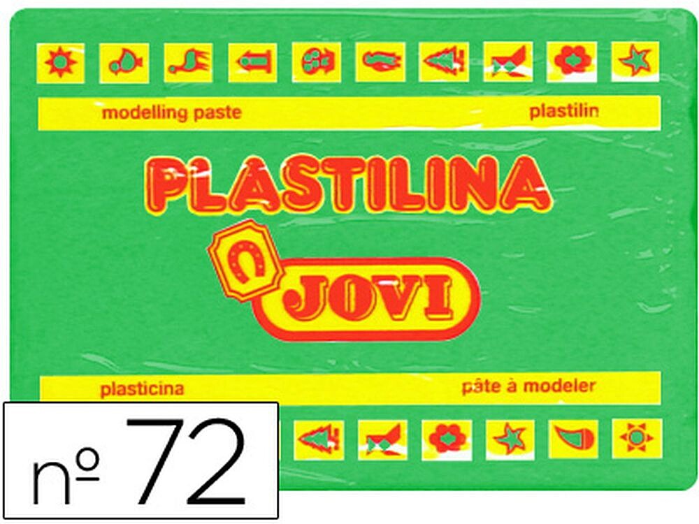 Plasticina Jovi 72 Pastilha 350 Grs Verde Claro 72-10