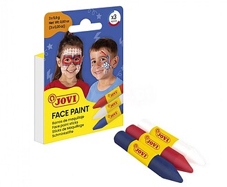 Jovi Pack Aventura de Pintura Facial com 3 Barras de Maquilh...