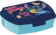Safta Stitch Sanduicheira Sweet - PVC sem BPA - Fecho Hermético à Pressão - Retangular - Cor Azul SA75074