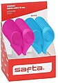 Safta Expositor com 20 Tesouras de 13cm - Pegas Ergonómicas - Ponta Redonda Segura - Lâminas de Aço - Cores Sortidas 3422051065