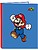 Safta Super Mario World Pasta com 4 Anéis 25mm - Capas Rígidas Revestidas - Formato Folio - 265x40x330mm - Cor Azul Escuro 512408067 - imagem 1