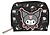 Safta Kuromi Monedero com Carteira - Fecho com Íman - Compartimento para Moedas - 0.10L - 110x20x95mm - Cor Preto 822637188 - imagem 1