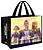 Safta K-Pop Demon Hunters Shopper Bolsa Reutilizável - 36 Litros - Asas de Mão - Polipropileno - 45x40x20cm - Cor Negra 642675092 - imagem 1