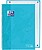 Caderno Escolar Oxford Touch Europeu 1 A4+ 80 Folhas Quadriculadas 5x5mm - Capa Dura - Azul - imagem 1