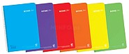 Enri Plus Caderno Espiral Formato Folio Linhado 2,5mm - 80 Folhas 90gr com Margem - Capa de Plástico - Cores Sortidas 400133586