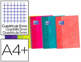 Caderno Oxford School Touch A4+ Europeu - Capa Extra-Resiste...