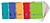 Oxford Europeanbook 8 Pacote Live & Go de 5 Cadernos Espiral Formato A4+ Quadriculado 5x5mm - 160 Folhas Microperfuradas com 4 Furos - Tampa de Plástico - 8 Bandas de Cor - Cores Sortidas 400149423 - imagem 1