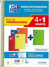 Pacote Oxford School Clássico Escrever e Apagar 4+1 Fº - C...