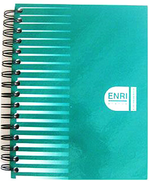 Estado Enri A5+ Europeanbook - Capa Extradura Resistente - Formato A5+ - Caderno com 120 Folhas - Quadriculado 5x5 - Cores Sortidas 100435751