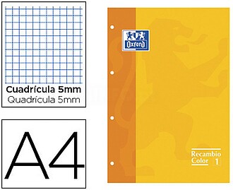 100103583 : RECARGA COR OXFORD DIN 4A 80 FOLHAS 90 GRS QUADR...