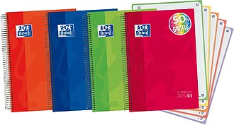Oxford Europeanbook 5 Caderno Espiral Formato A4+ Quadricula...