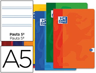 Caderno Oxford School Classic A5+ Capa Mole Grampeado - Paut...
