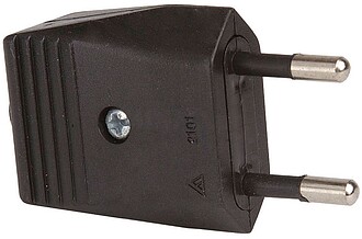 G-40093 : 40093 CLAVIJA 2P EUROPLUG SIN TIERRA 10A 250V, SAL...