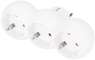 G-40117 : 40117 ADAPTADOR TRIPLE FRONTAL SCHUKO 2P+T 16A 250...