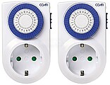 Programador Analógico Diário 16A, Branco, 2 uds 03948