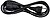 Prolongador Con 1 Toma, 10A 250V~, Sin Toma Tierra, Cable H05VV-F 2x1mm², 2 m, Negro, Blister G-41079 - imagem 1