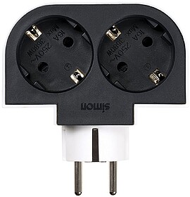G-40074 40074 ADAPTADOR GIRATÓRIO SCHUKO 2 TOMADAS 16A 250 ...