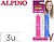 Kit de Batom Facial Alpino Fiesta com 3 Barrinhas de Pintura Facial - Sistema Giratório Retrátil - Lavável com Água - Testada Dermatologicamente DL000102 - imagem 1