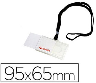 9073000 : 50 x Identificador com cordao planopreto grafoplas...