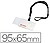 50 x Identificador com cordao planopreto grafoplas 65x95 mm com abertura lateral Identificador com cordao planopreto grafoplas 65x95 mm com abertura lateral 9073000 - imagem 1