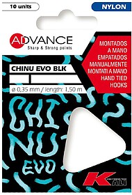 G-90714 : 90714 PAQUETE 10 ANÉIS CHINU EVO BLK 6 Ø0,24 mm ...