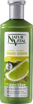 Champô NATUR VITAL SENSITIVE CABELOS OLEOSOS 300 ML 153267