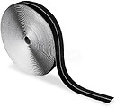 Rollo Adhesivo de Cierre de Gancho Y Bucle, 20 mm x 25 m, Negro G-47019