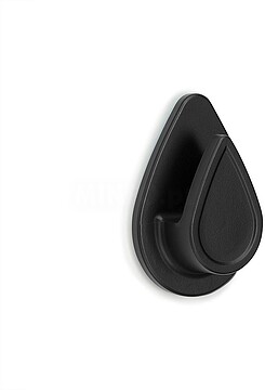 G-66807 : 66807 Cabide RESISTENTE À ÁGUA “GOTA” Preto MATE 2193-3 INOFIX