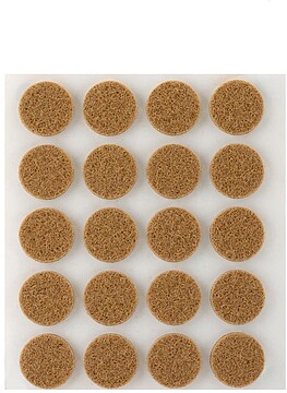 66701 PACK 20 FILTROS MARROM SINTÉTICOS ADESIVOS DIÂMETRO 17MM PLASFIX INOFIX