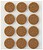 Pack 12 Filtros Marrons Sintéticos Adesivos Diâmetro 22MM Plasfix Inofix 66703 - imagem 1