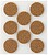 Pack 8 Filtros Marrons Sintéticos Adesivos Diâmetro 27MM Plasfix Inofix 66705 - imagem 1
