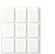 Pack 9 Filtros Brancos Sintéticos Adesivos 29X23MM Plasfix Inofix 66710 - imagem 1
