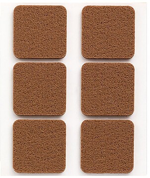 66725 PACK 6 FILTROS MARROM SINTÉTICOS ADESIVOS 31X31MM PLASFIX INOFIX