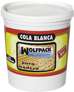 Cola Blanca Wolfpack 1000 gramas Tarrina