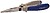 Alicate de boca semi-redonda com cabo bimaterial, 161mm 612-160-1 IRIMO G-20395 - imagem 1