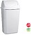 Contentor 15L Plástico c/Tampa Basculante Branco Contentor 15L Plástico c/Tampa Basculante Branco - imagem 1