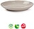 Pratos 16cm Plástico Reutilizável Classic Redondo Bege 1un Pratos 16cm Plástico Reutilizável Classic Redondo Bege 1un - imagem 1