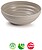 Tigela 450ml Plástico Reutilizável Classic Bege 1un Tigela 450ml Plástico Reutilizável Classic Bege 1un - imagem 1