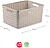 Caixa Arrumação Rattan Nº5 18L Bege Caixa Arrumação Rattan Nº5 18L Bege - imagem 1
