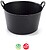 Cesto Flexivel 56L Preto Cesto Flexivel 56L Preto - imagem 1
