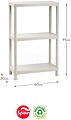 Estante 3 Prateleiras Stack 30x60x95cm Bege 5651046
