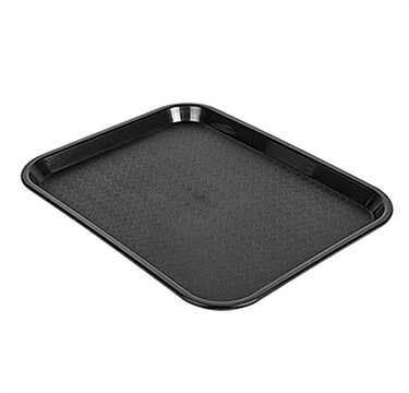 Bandeja Fast Food 27,5x35,5cm PP Preto Bandeja Fast Food 27,5x35,5cm PP Preto