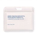 Porta Nomes Horizontal 8,5x5,4cm Transparente 1un Porta Nomes Horizontal 8,5x5,4cm Transparente 1un