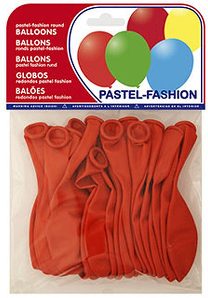 Baloes pastel vermelho bolsa de 20 unidades Baloes pastel vermelho bolsa de 20 unidades 26005 (20005)