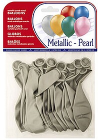 26025 (20025) : Baloes metalizados prata bolsa de 15 unidade...
